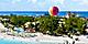 Coco Beach Club Floating Cabanas Aerial, Perfect Day at Coco Cay 
